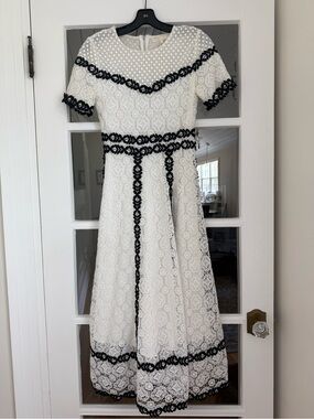 Maje | Dresses | Maje Ruffle Lace Dress | Poshmark